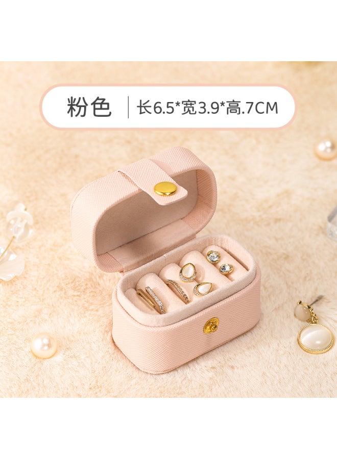 Mini elry Box, Small Portable Travel Special Earrings, Earrings, Ring, Lipstick Box, Cute elry Storage Box