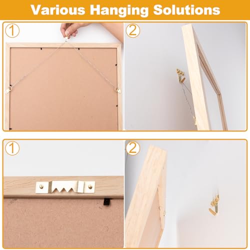 KURUI 303Pcs Picture Hanging Kit, Picture Hangers Assorted Kit with Heavy Duty Picture Hanging Hooks/Hardware Nails/Sawtooth/Wire/D Rings/Level, Metal Picture Wall Hooks for Frame Canvas Mounting - Image 5