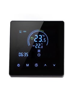 Thoraya 16A Digital Thermostat with LCD Display Programmable Thermostat Electric Heating Thermostat for Home Office Hotel AC 90V‑240V Black Without WiFi  - Image 2