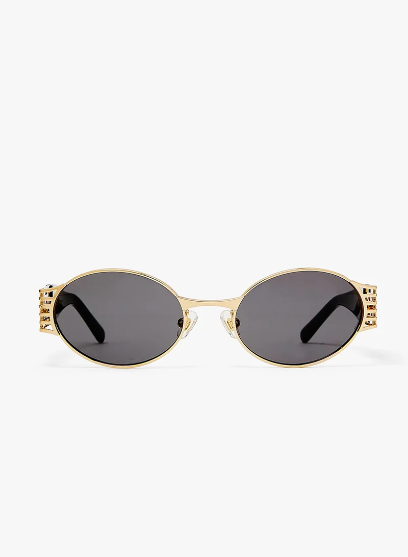 KAREN WAZEN Pam Oval Sunglasses