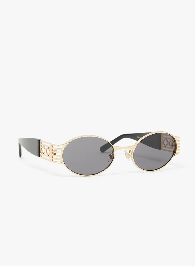 KAREN WAZEN Pam Oval Sunglasses
