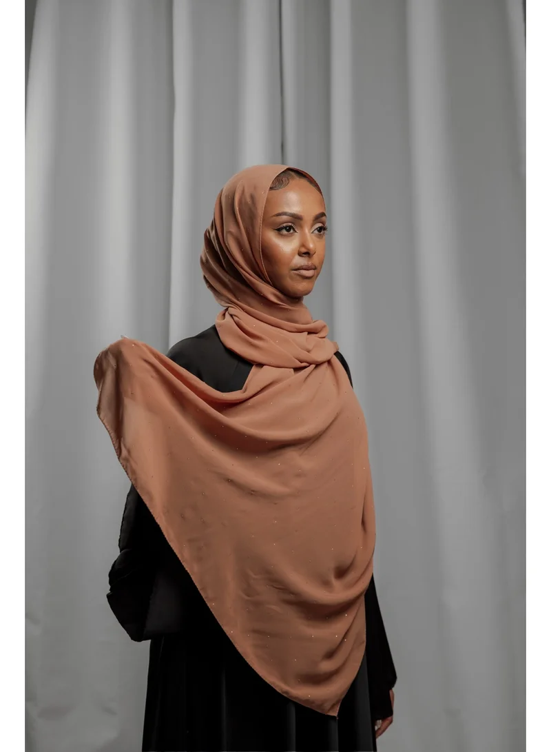 Ophelia  Elegant Stone Chiffon Hijab for Women | Best Price UAE