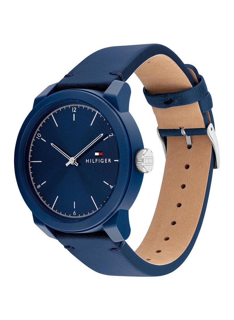 Men's Analog Round Shape Leather Wrist Watch 1710543 - 42 Mm - pzsku/ZEF6B92492DCCBE1D2232Z/45/_/1695383887/20c4d065-21dd-46ef-8ef9-f32bd07d1c33