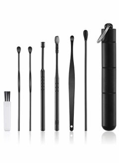 Ear Cleansing Tool 6 Pcs Professional Pick with Upgrade Storage Box and Cleaning Brush Reusable Medical Grade Stainless is durable