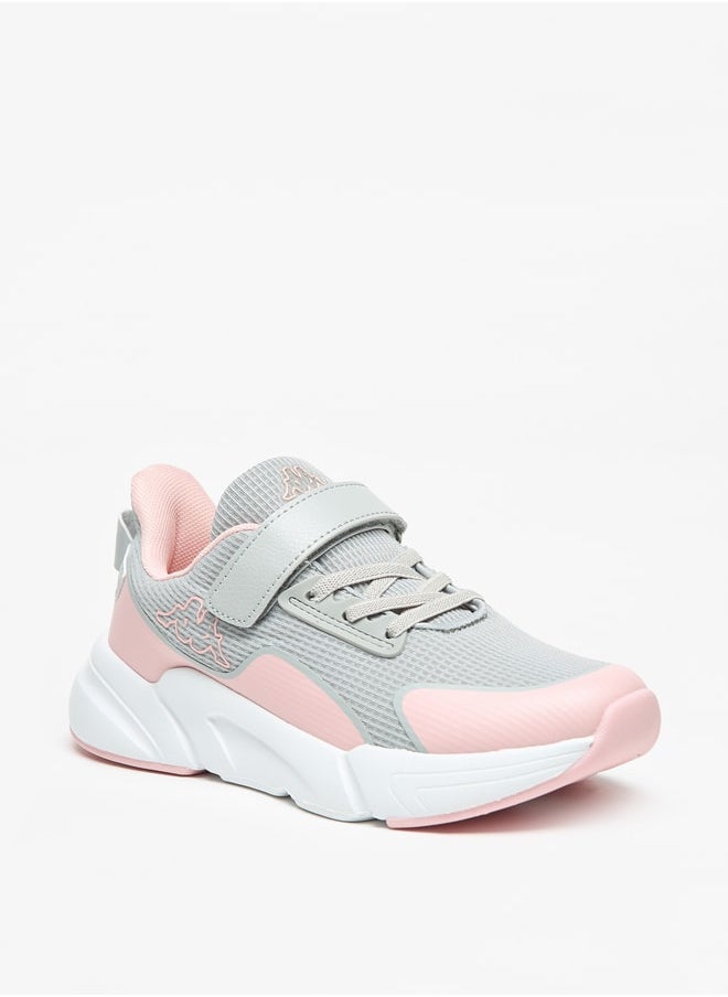 Kappa - Girls' Panelled Sports Shoes with Hook and Loop Closure - Image 1