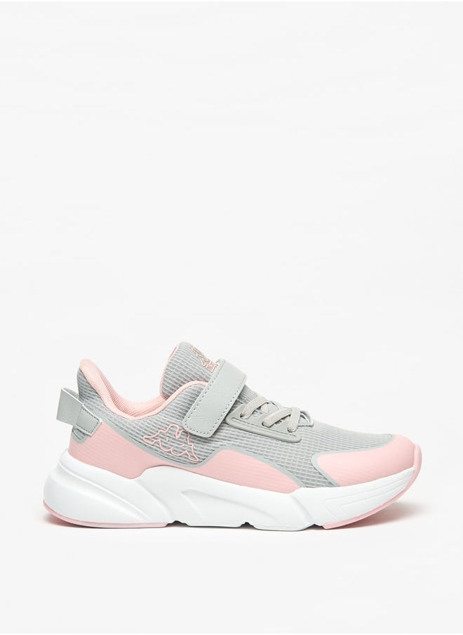 Kappa - Girls' Panelled Sports Shoes with Hook and Loop Closure - Image 1