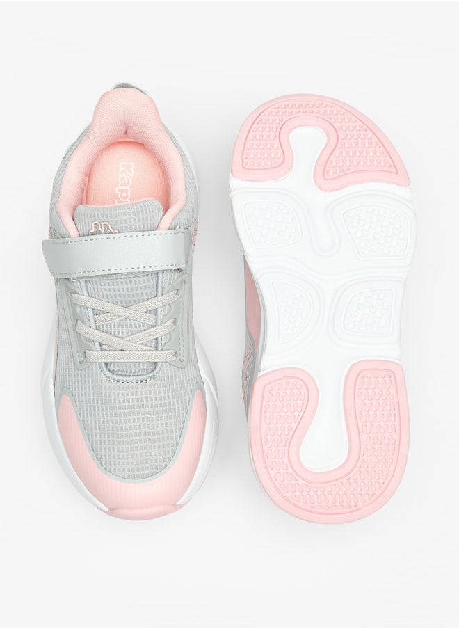 Kappa - Girls' Panelled Sports Shoes with Hook and Loop Closure - Image 1