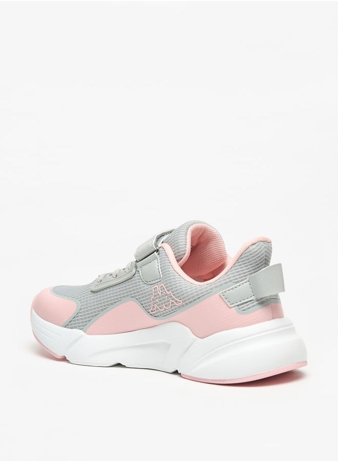 Kappa - Girls' Panelled Sports Shoes with Hook and Loop Closure - Image 1