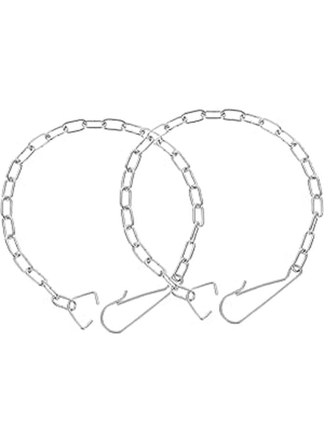 2Pcs Heavy Duty Stainless Steel Toilet Flapper Replacement Chain For All Toilets - Image 1