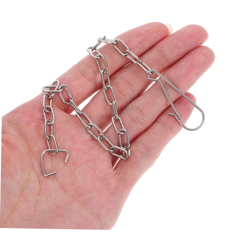2Pcs Heavy Duty Stainless Steel Toilet Flapper Replacement Chain For All Toilets - Image 5