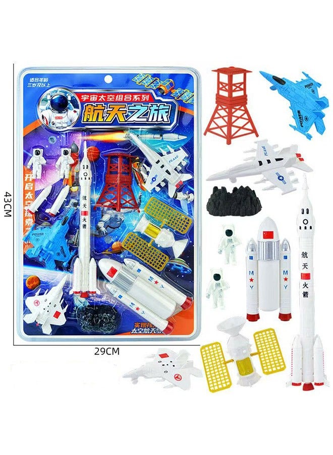 Space Mini Model 10-Piece Simulate Mini Space Rocket Modeling Figures | Best Price KSA ...