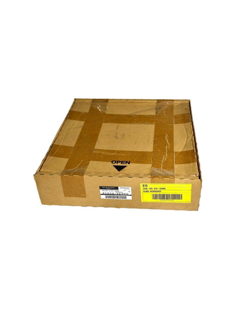 Nissan وسادة فرامل أمامية أصلية مع قرص فرامل لسيارة نيسان باترول (Y61) 1997-2024 سوبر سفاري - Image 3