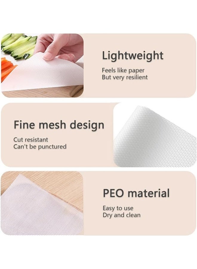 2 Roll Disposable Plastic Cutting Board, Disposable Cutting Mat, Non-Slip Disposable Cutting Boards Roll Paper for Kitchen Meat fruits vegetables Outdoor Camping Rv Traveling  - Image 3