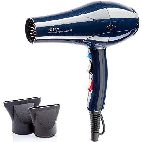 ROSILY Professional 2200W Ionic Ceramic Hair Dryer | Fast Drying Salon Quality Blow Dryer with Nozzle Attachments for Smooth Shine and Silky Hair | Extra Long Cord and Faster Drying Time - Image 1