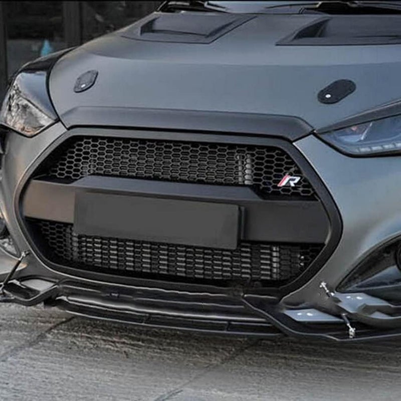 Generic UEMIS Car Front Bumper Grille,Compatible with Hyundai Veloster 2011-2018,Automotive Exterior Accessories  - Image 2
