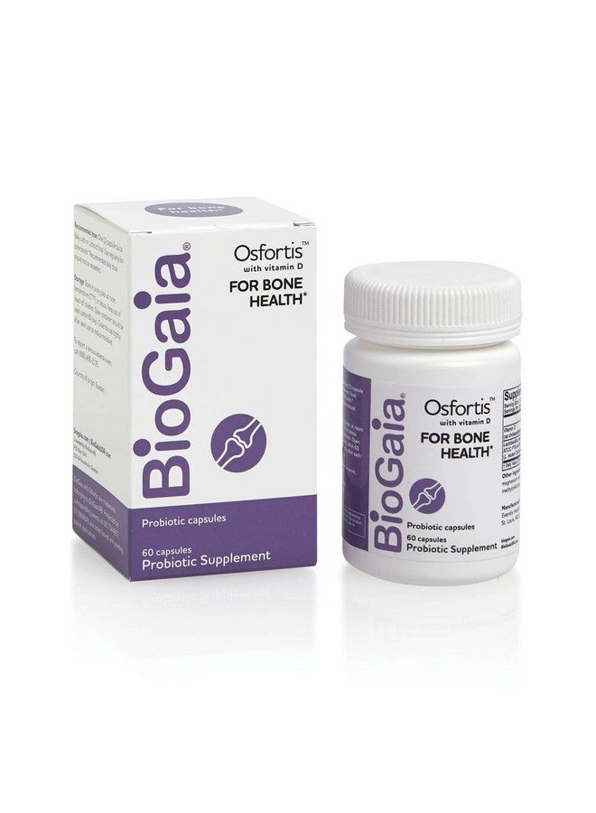 BioGaia Osfortis Women’S Probiotic For Strong Bones Immune Balance & Gi Wellness Contains L. Reuteri 6475 60 Capsules 1 Pack - Image 1