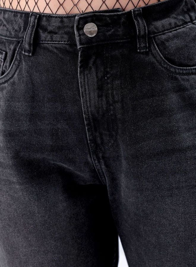 Freehand Women Straight Fit Solid High Rise Jeans - Image 4