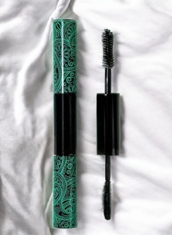 Dual-Ended Mascara for a Captivating Look – Volume & Length in One Stroke, Luxurious Patterned Tube that Speaks to Your Femininity and Boosts Confidence to Steal Every Glance - Image 1