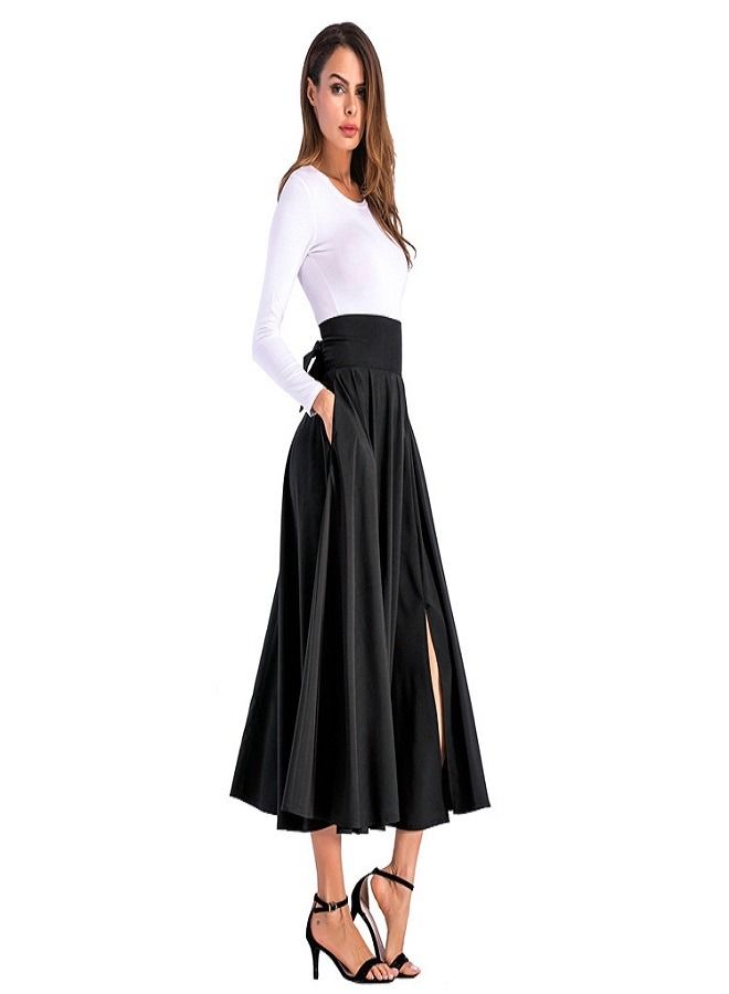 تنورة طويلة سوداء - Image 2