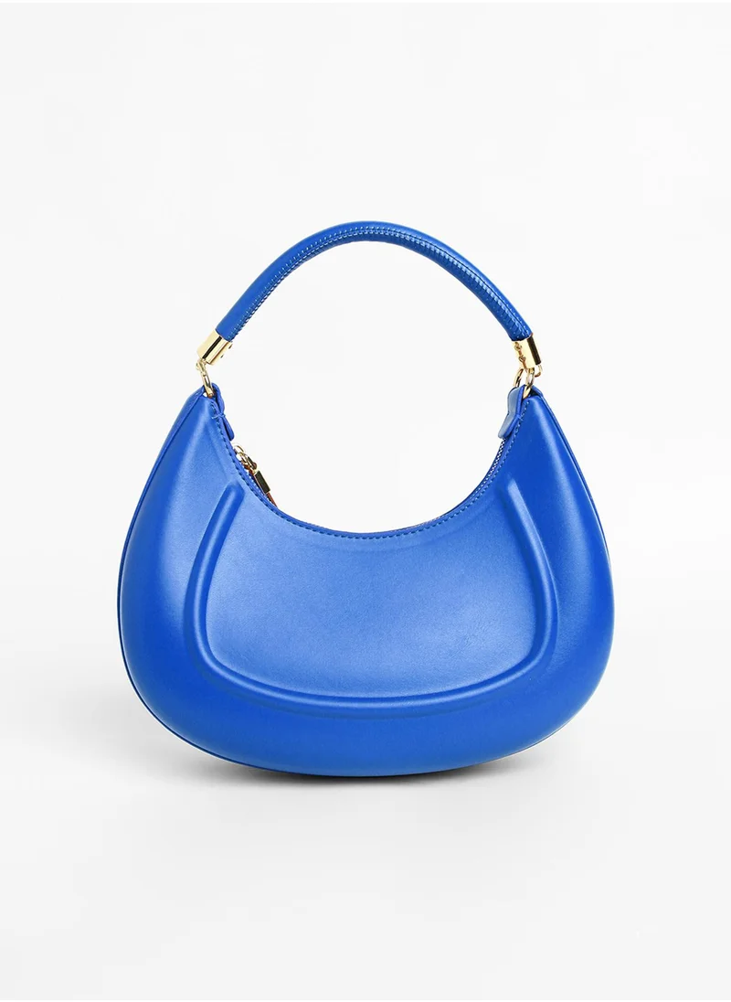 Haute Sauce Women's The Curve Hand Bag - Royal Blue