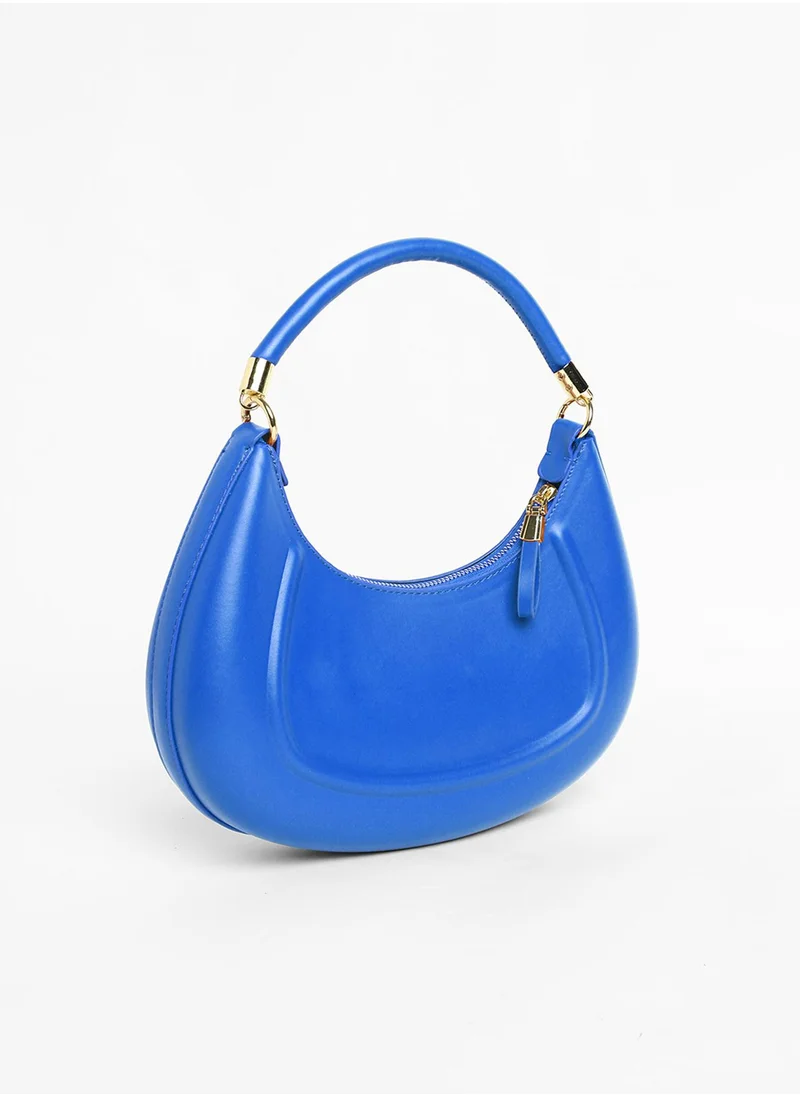 Haute Sauce Women's The Curve Hand Bag - Royal Blue