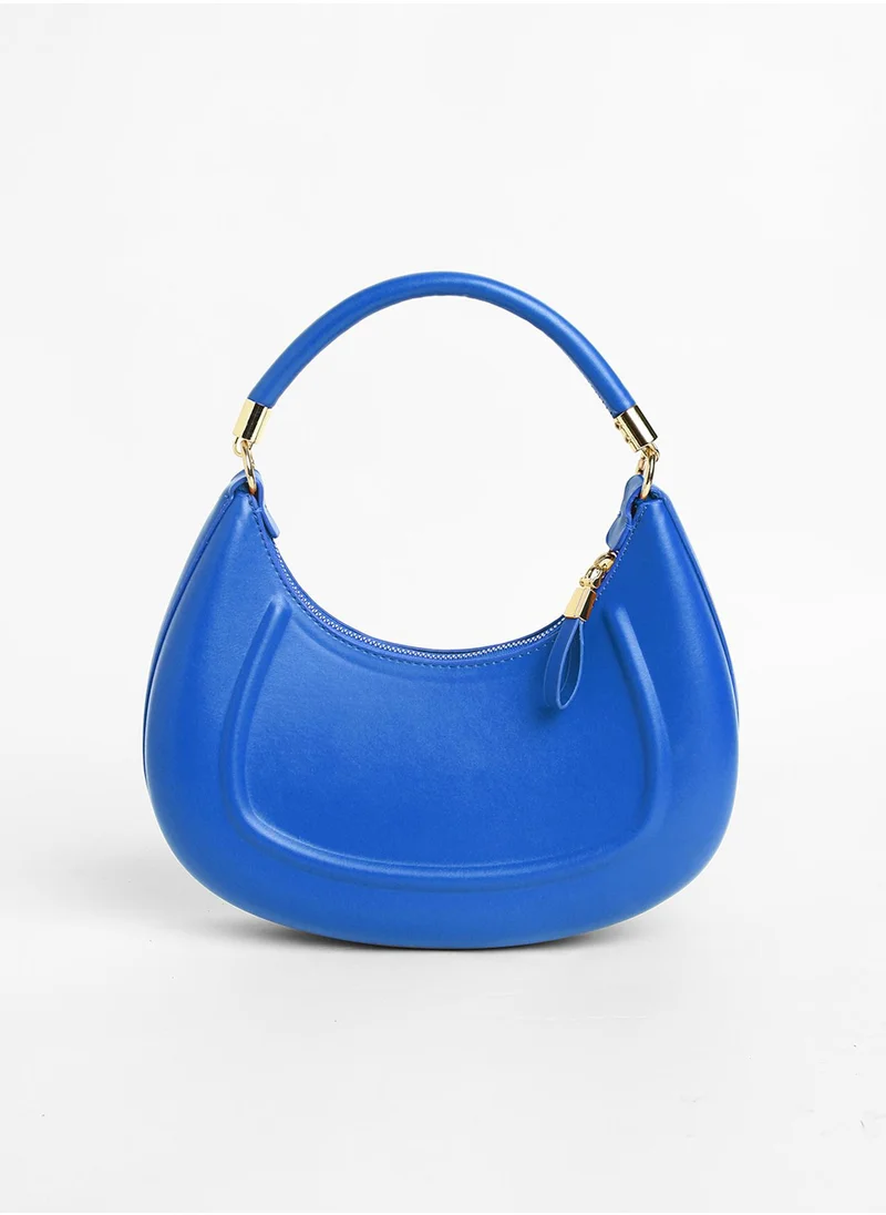 Haute Sauce Women's The Curve Hand Bag - Royal Blue