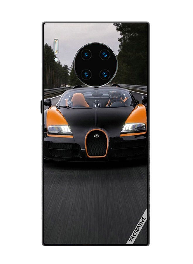 VR CREATIVE Protective Case Cover For Huawei Mate 30 Pro Bugatti Chiron Design Multicolour - Image 1