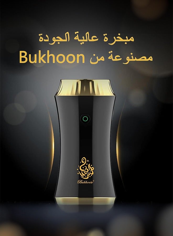 بخون مبخرة كهربائية V2 قابلة لإعادة الشحن للسيارة والمنزل بمنفذ USB Type-C أسود - Image 5