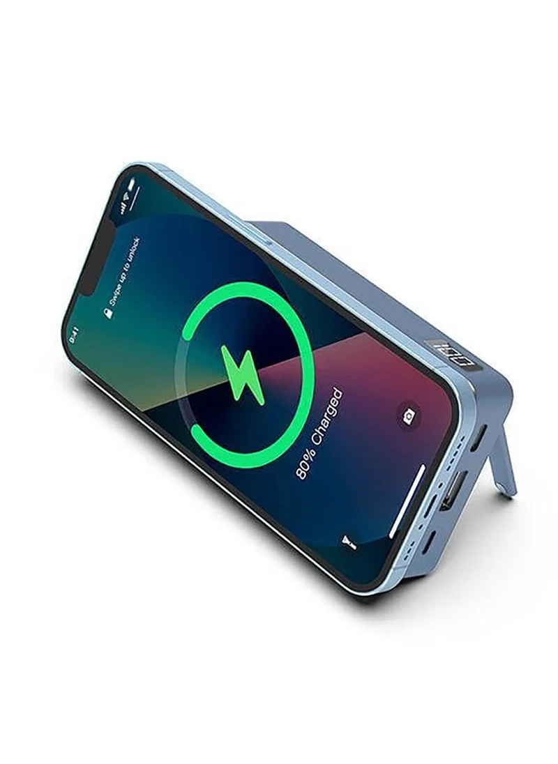 Memorii ALTA - @memorii 10000mAh Magnetic 15W Wireless Powerbank - Blue
