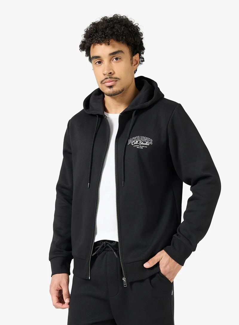 JACK & JONES Logo Pullover Hoodie