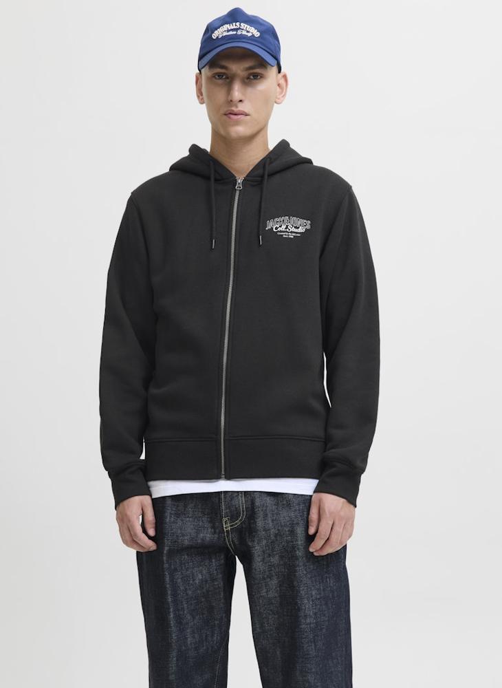 JACK & JONES Logo Pullover Hoodie - Image 1
