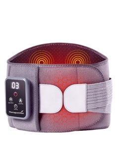 Captaintech Cordless Fast Heating Pad with Vibration Massage, Portable Rechargeable Heat Belt for Lower Back Pain Relief and Abdominal Cramps, Auto Shut Off Feature for Safety.  - Image 1