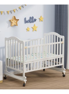 FUN MOMENT Multi-Purpose Wooden Baby Bed  - Image 2
