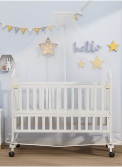 FUN MOMENT Multi-Purpose Wooden Baby Bed  - Image 4