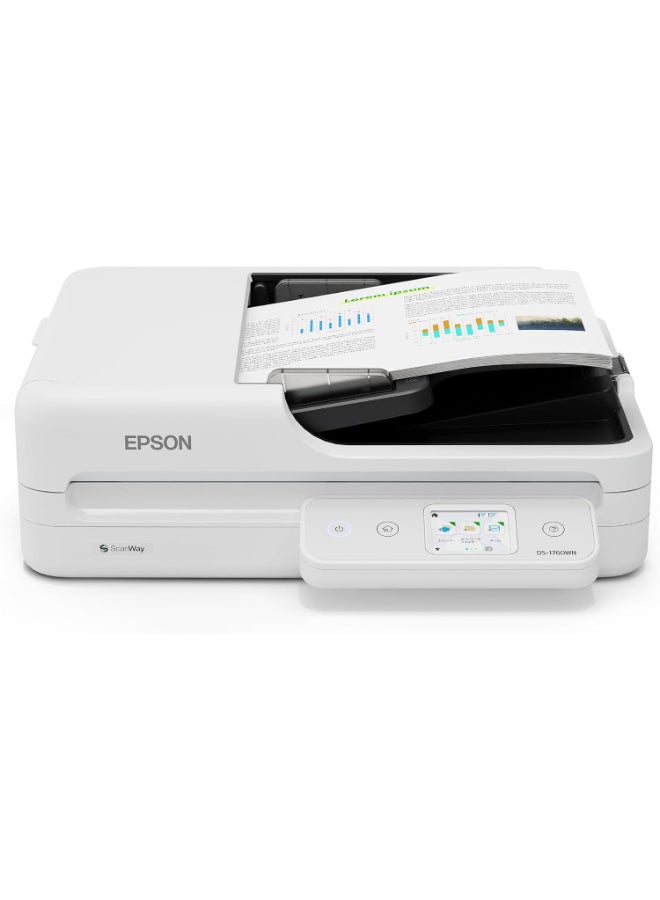 Workforce DS-1760WN A4 Document Scanner ADF Wi-Fi White