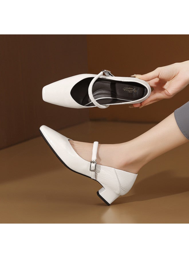 Goldlion Elegant One-strap Mary Jane Shoes Women 26 Years New Women's Shoes Comfortable Commuting Flats Women - Image 4