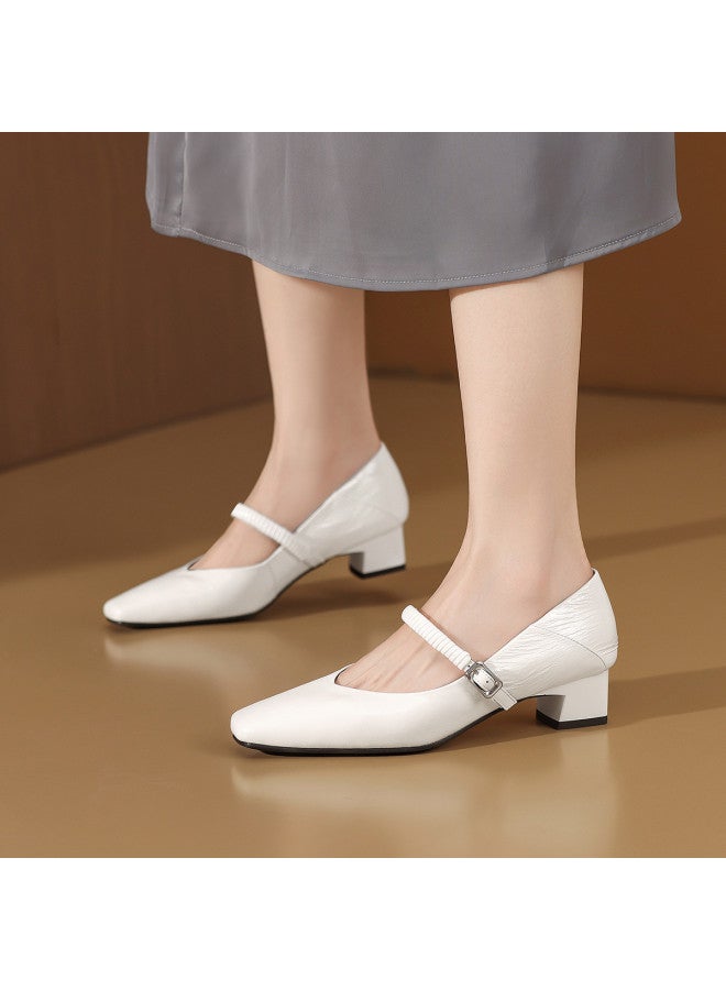 Goldlion Elegant One-strap Mary Jane Shoes Women 26 Years New Women's Shoes Comfortable Commuting Flats Women - Image 2