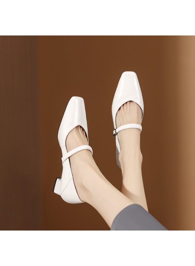 Goldlion Elegant One-strap Mary Jane Shoes Women 26 Years New Women's Shoes Comfortable Commuting Flats Women - Image 3