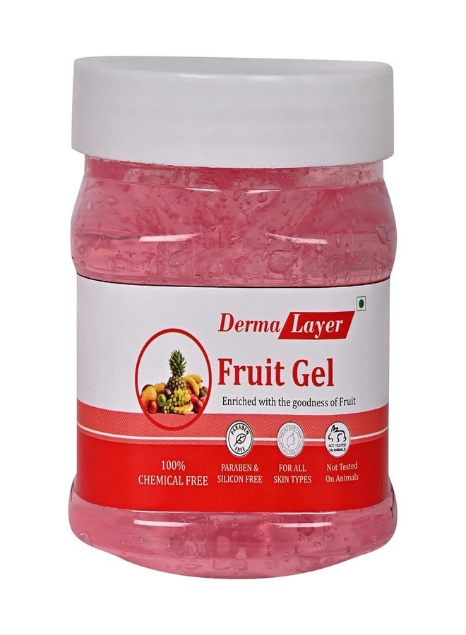 DERMA LAYER DermaLayer Fruit Gel | Enriched with Natural Fruit Extracts for Deep Hydration & Skin Brightening | For All Skin Types | Face & Body Gel for Daily Use | 250 ml - Image 2