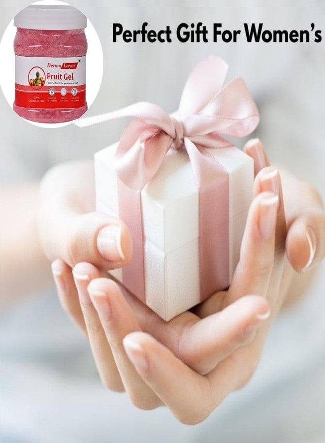 DERMA LAYER DermaLayer Fruit Gel | Enriched with Natural Fruit Extracts for Deep Hydration & Skin Brightening | For All Skin Types | Face & Body Gel for Daily Use | 250 ml - Image 5