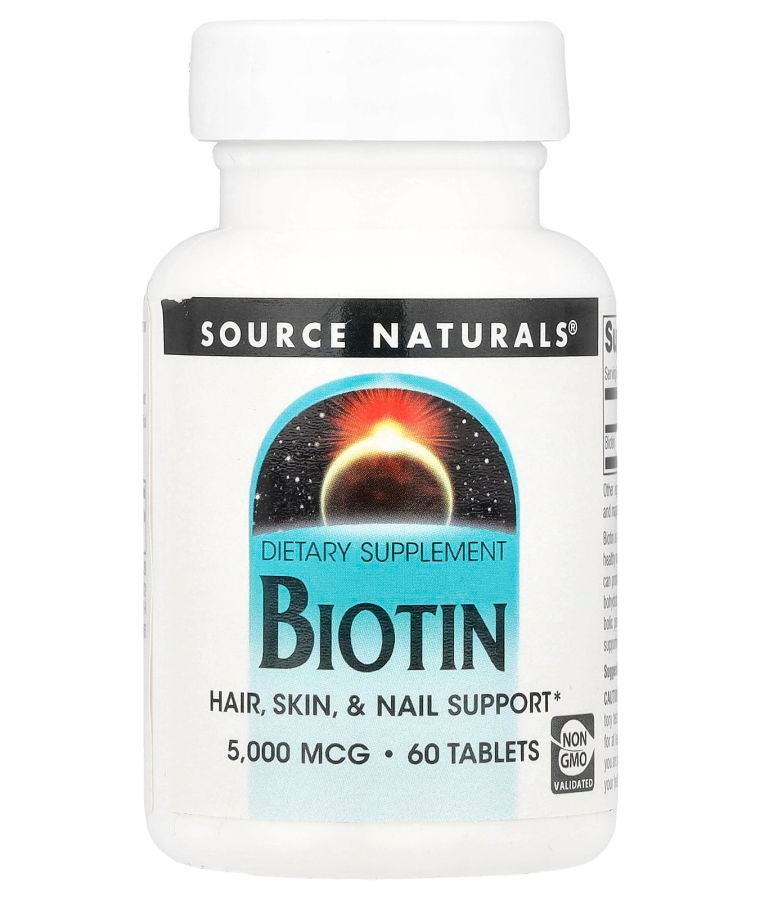 Biotin 5000 mcg  60 Tablets