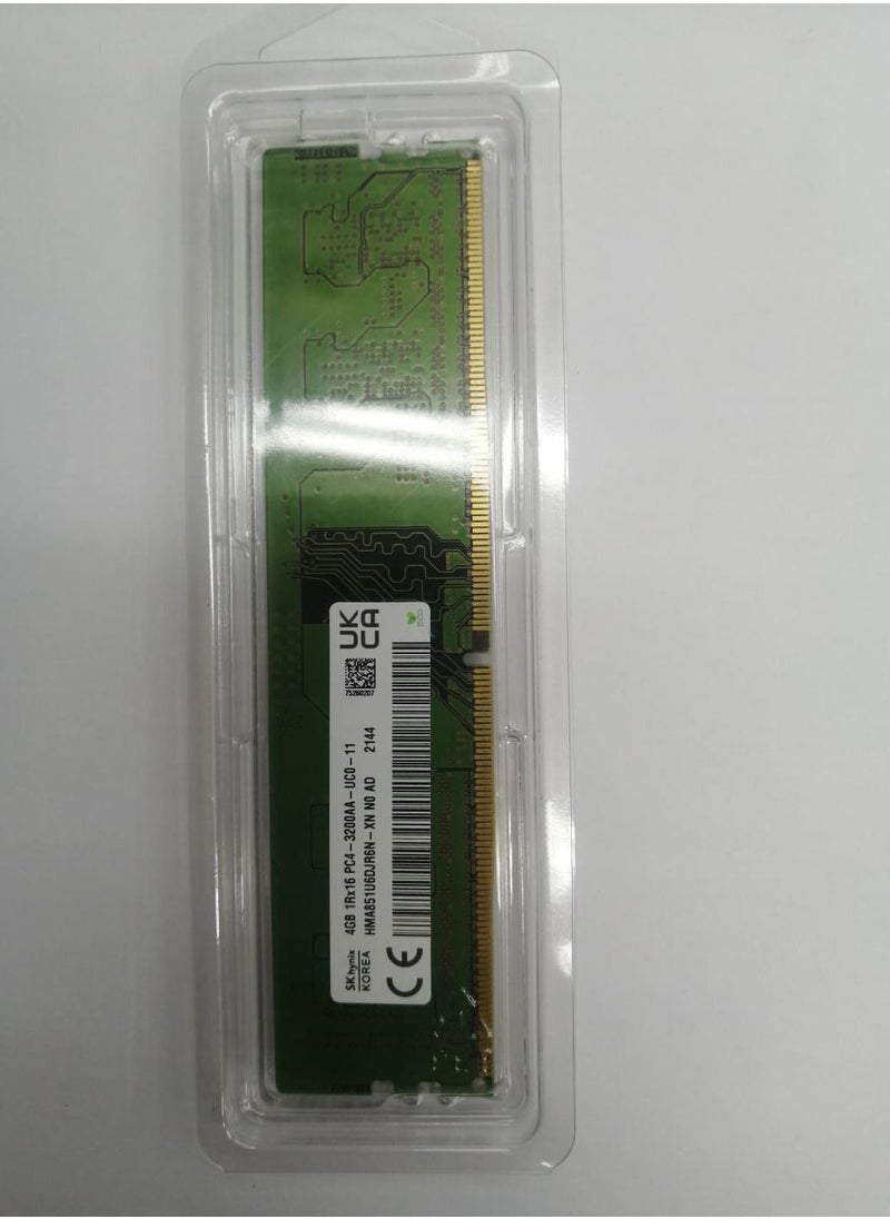 SK Hynix RAM For Desktop Computer 4GB 1RX 16 PC4-3200AA  - Image 1