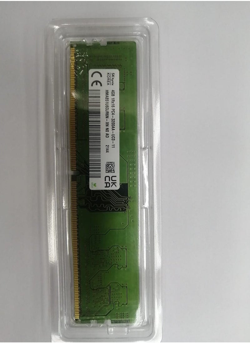 SK Hynix RAM For Desktop Computer 4GB 1RX 16 PC4-3200AA  - Image 2