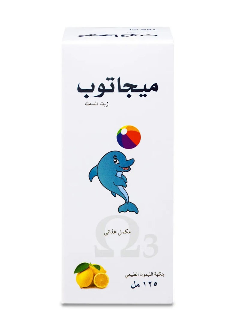 MEGA Megatop fish oil 125 ml syrup  - Image 1
