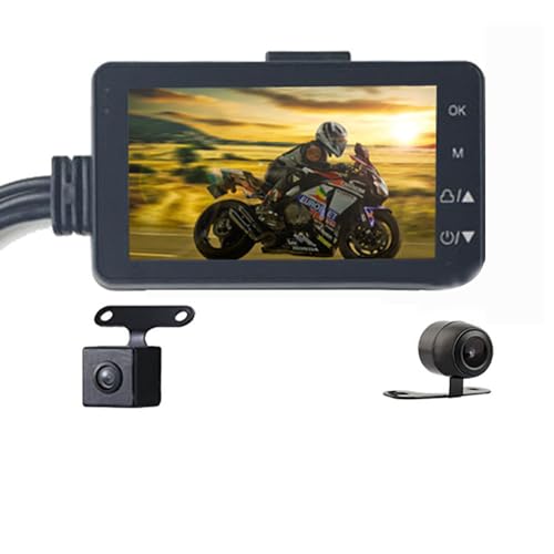 MASO Motorcycle Dash Cam Front and Rear Motorbike Camera Waterproof Dual Video HD 1080p - Image 5