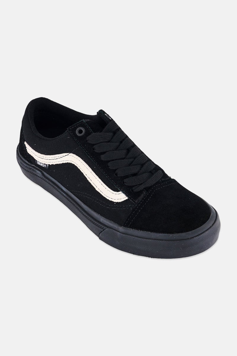 VANS Men Bmx Old Skool Lace Up Micro Suede Skateboard Shoes, Black - Image 1