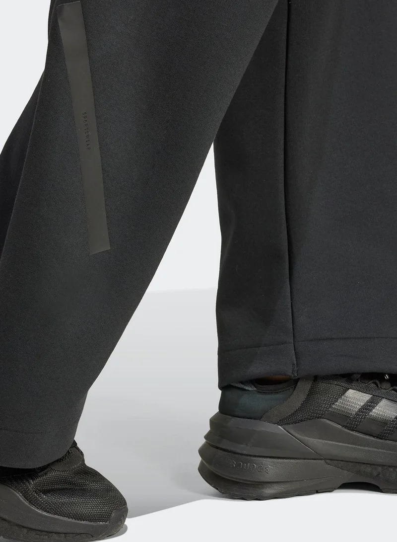 Adidas W Z.N.E. Bar Pt Black Training Pants For Women 2XS