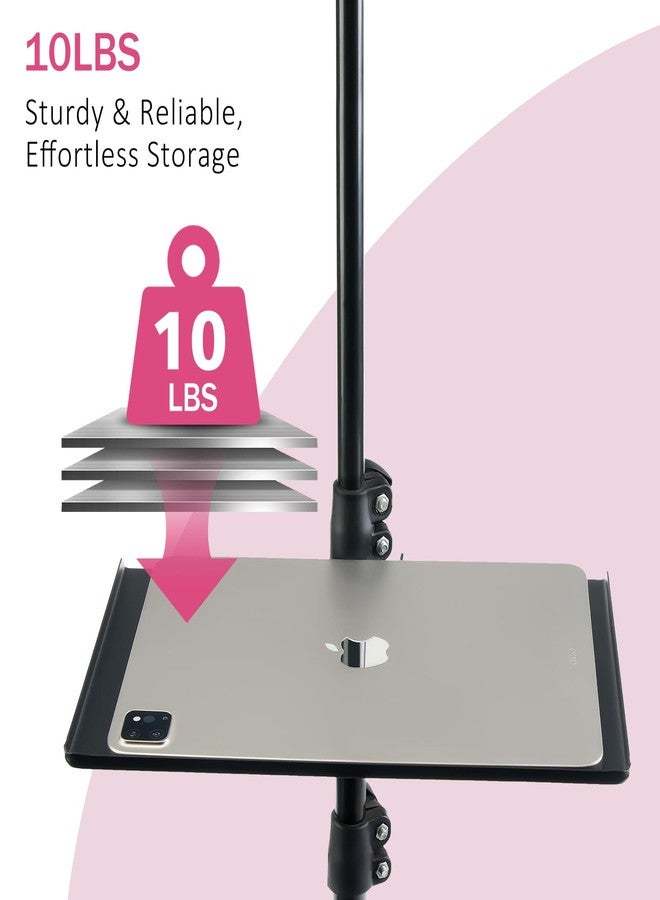 KONOVOLY Metal Lash Tray Holder(10.6” x 6.8"), Adjustable Essential Organizer Stand for Lash Techs, Eyelash Extension Supplies Perfect for Salon or Homes Use (Large) - Image 3