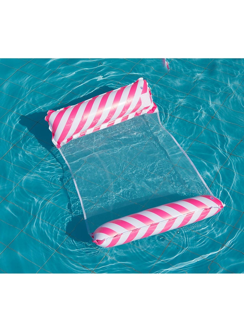 NIBEMINENT 4-in-1 Hammock Inflatable Pool Float, Multi-Purpose Pool Hammock (Saddle, Lounge Chair, Hammock, Drifter) Pool Chair, Portable Water Hammock - Image 1