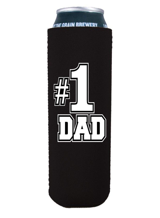 كولي جانكشن حافظة مشروبات غازية سعة 16 أونصة من #1 Dad (أسود، 1) - Image 1